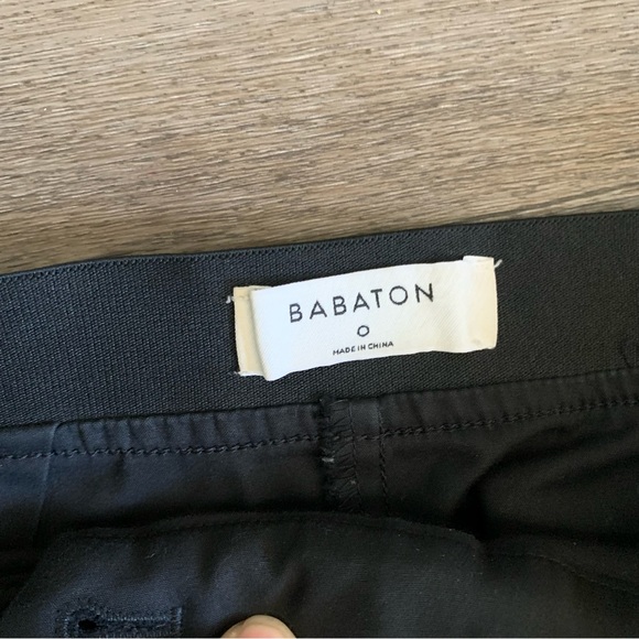 Aritzia Babaton Womens 0 Cohen Pant Crop Mid Rise Pleated Trouser Workwear031424 - Picture 4 of 10